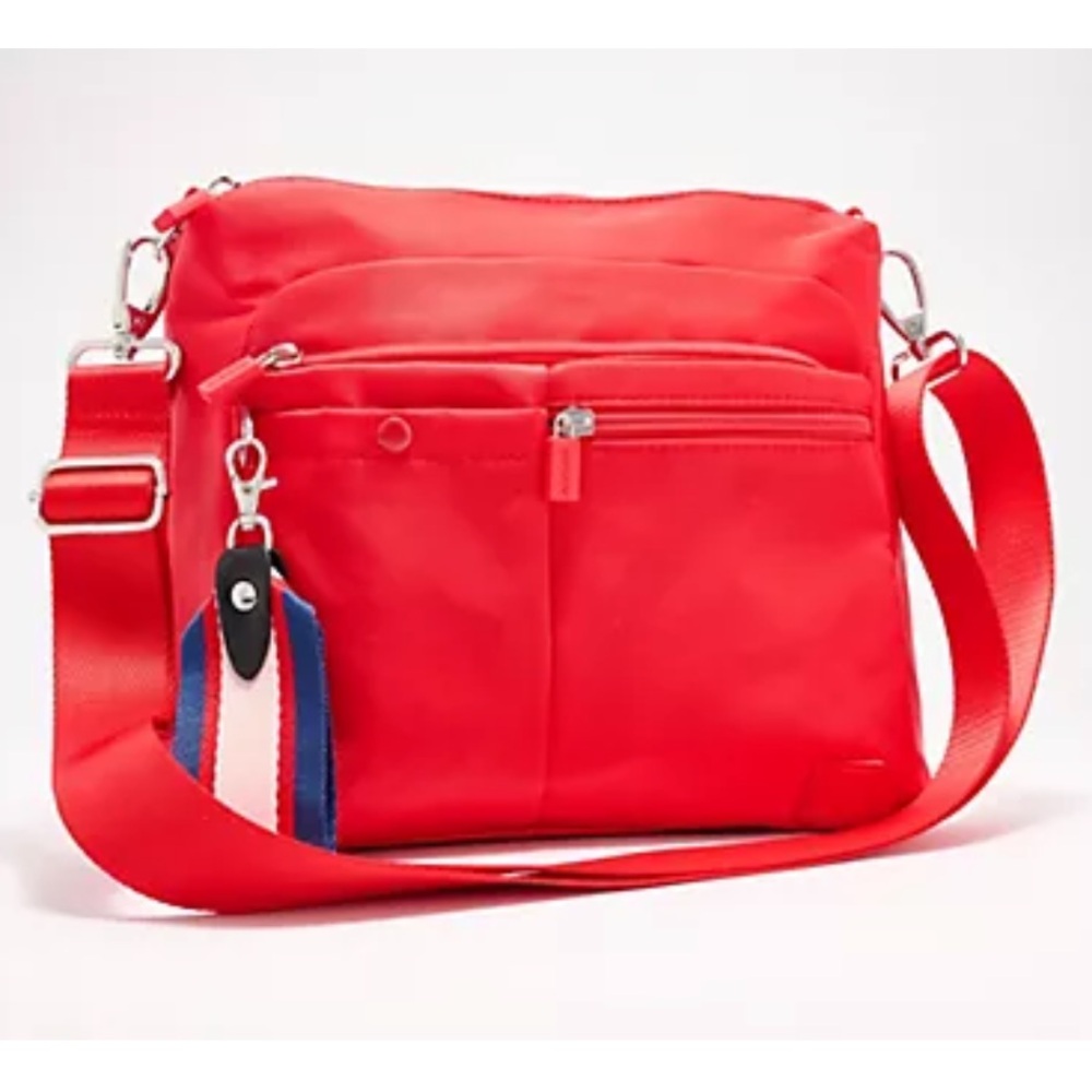 IHKWIP Unstoppable Utility Crossbody with Keychain ~ Riviera Red